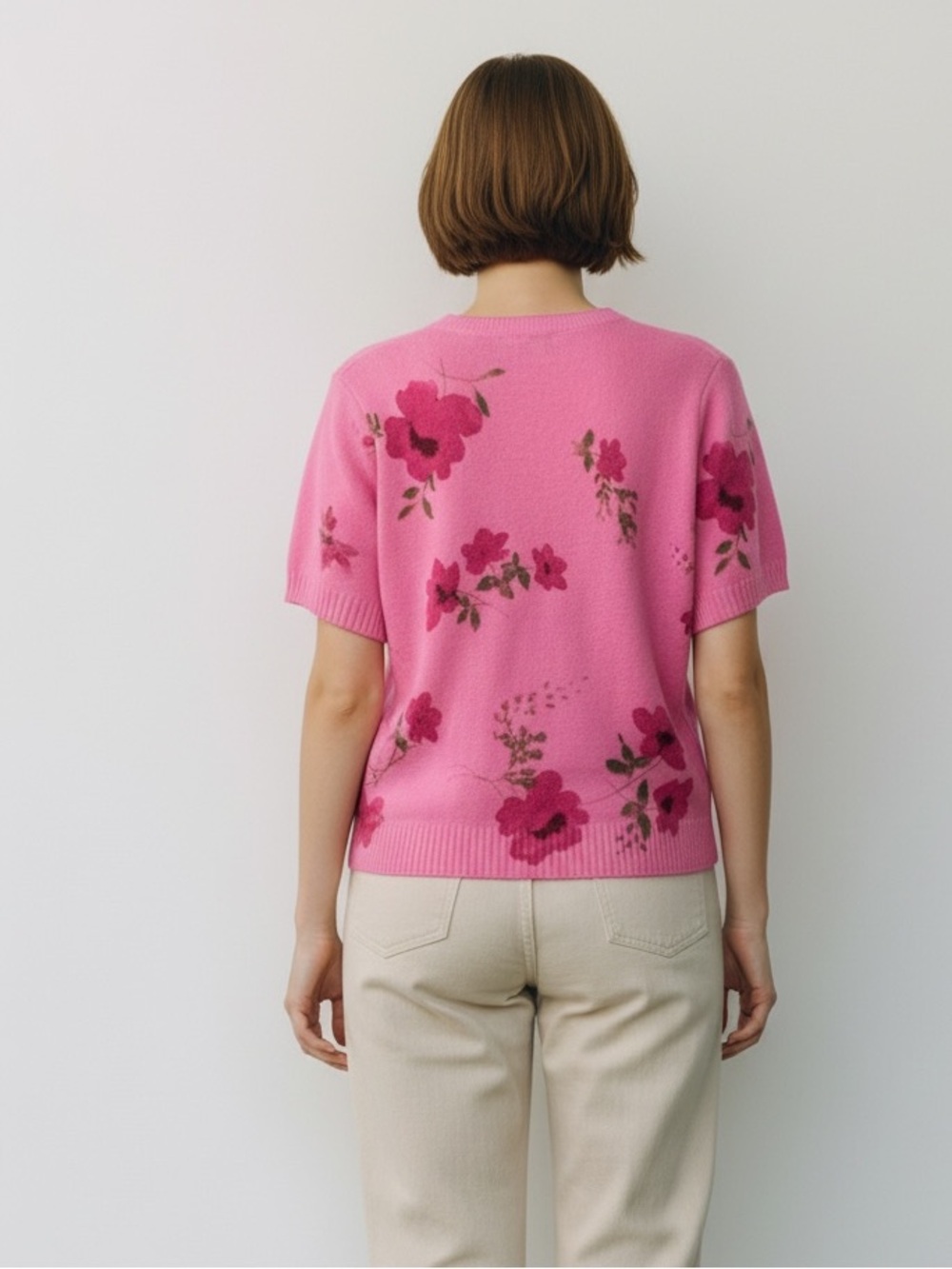 NWT Cece Floral Sweater Size M - Picture 4 of 7